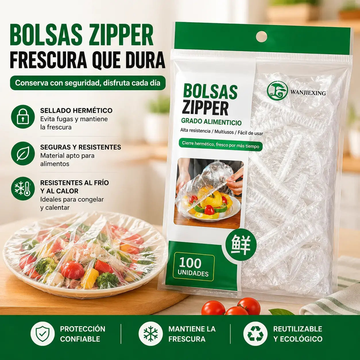⏳50% de descuento🔥Cuanto más compres, más ahorrarás🎁Tapas elásticas desechables para alimentos, aptas para cuencos y platos