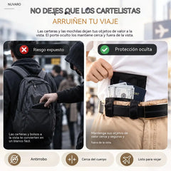 🔥 Último día: 50 % de descuento — Cartera de viaje antirrobo ultrafina 3 en 1