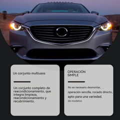 🚗💡Kit de reparación de faros para coches antiguos: restaura la claridad y mejora la visibilidad nocturna.