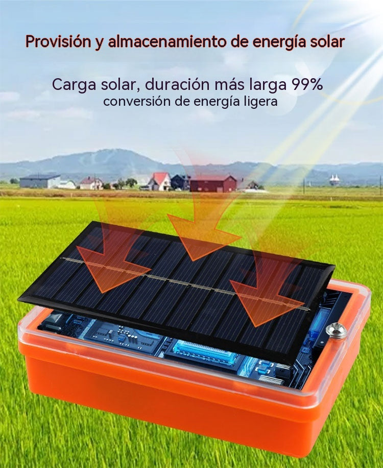 【50% de descuento】🐦🦉Nuevo ahuyentador de pájaros con voz ajustable, alimentado por energía solar y eólica, mejorado