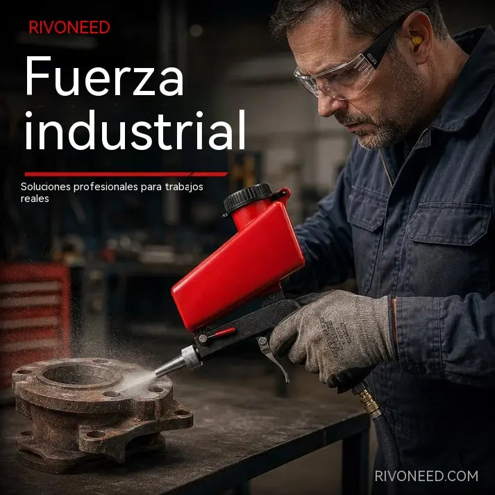 📢📢1 piezas 31 euro⏰Pistola de chorro de arena neumática portátil: herramienta para eliminar óxido, pulir y realizar trabajos de detallado.