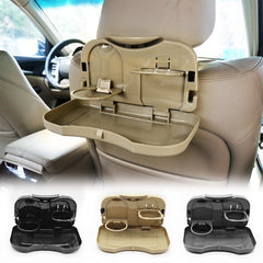 🚗Mesa de comedor pequeña para coche, mesa plegable con función de almacenamiento.