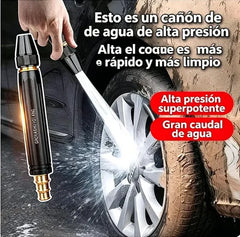 💧🚗Nueva boquilla de lavado de autos de alta presión, universal para regar flores, lavar autos y limpiar el suelo