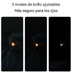 💥🔥🕶️Gafas de soldadura con atenuación automática, doble protección contra el deslumbramiento y los rayos UV.