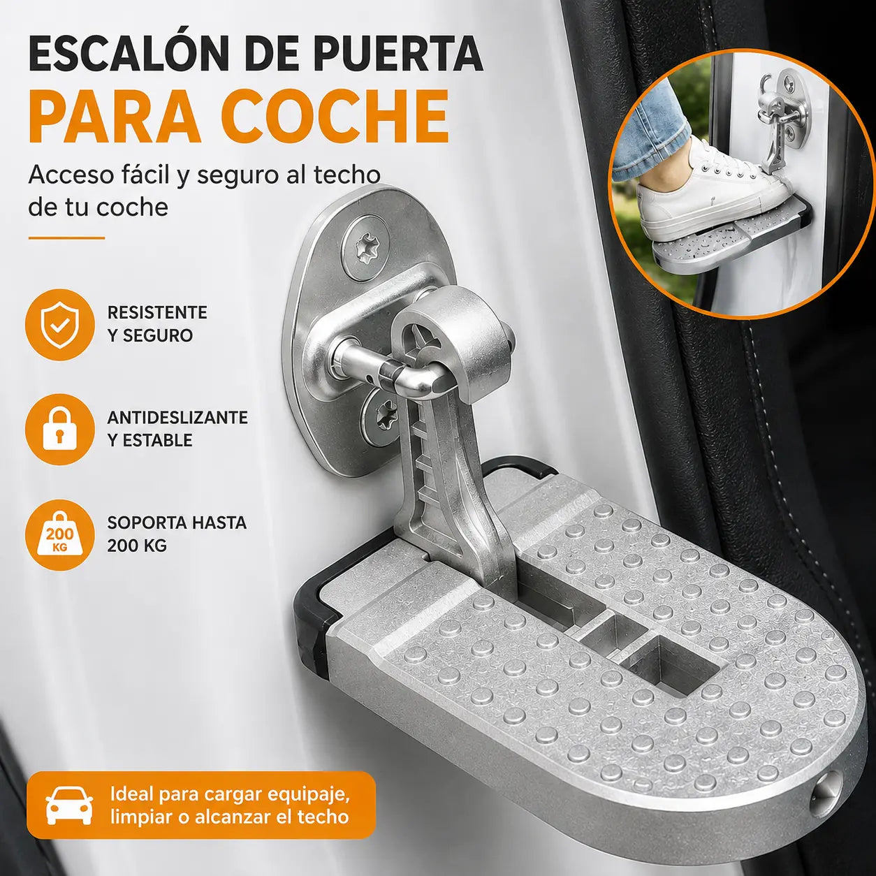 📢📢¡50% de descuento! ⏰Umbrales de puerta de coche plegables multifuncionales