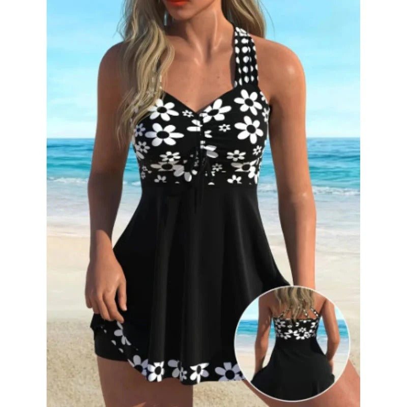 🏖️👙🌴【S-6XL】Traje de baño estampado de moda de talla grande