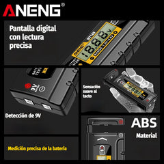 ⚡⚡Detector de energía de la batería, pantalla digital de prueba de capacidad