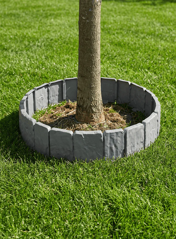 🏡✨ Set de 10 Bordes Decorativos para Jardín con Efecto Piedra 🌿 Valla Flexible para Jardín y Parterres | Diseño Elegante para Césped, Flores y Senderos 🌸