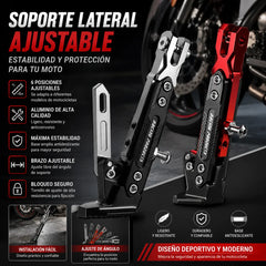 💥【50% de descuento】🏍️ Soporte universal ajustable para motocicletas y bicicletas eléctricas