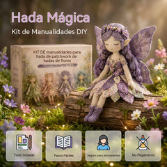 🌸50% de descuento - Serie de costura de cuentos de hadas - Set de muñecas de hadas de patchwork para hacer tú mismo✨👼