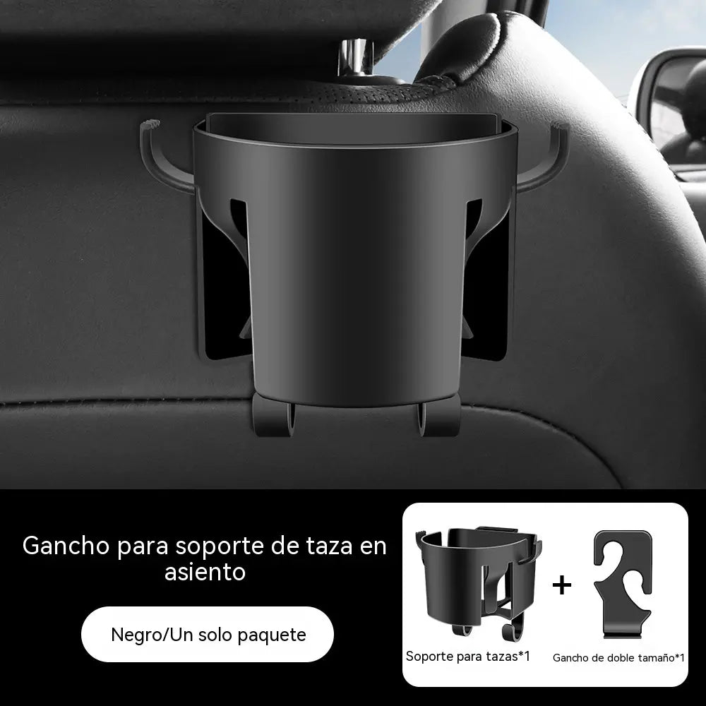 📢📢¡50% de descuento! 【2 piezas】⏰Portavasos con gancho para el reposacabezas del asiento del coche