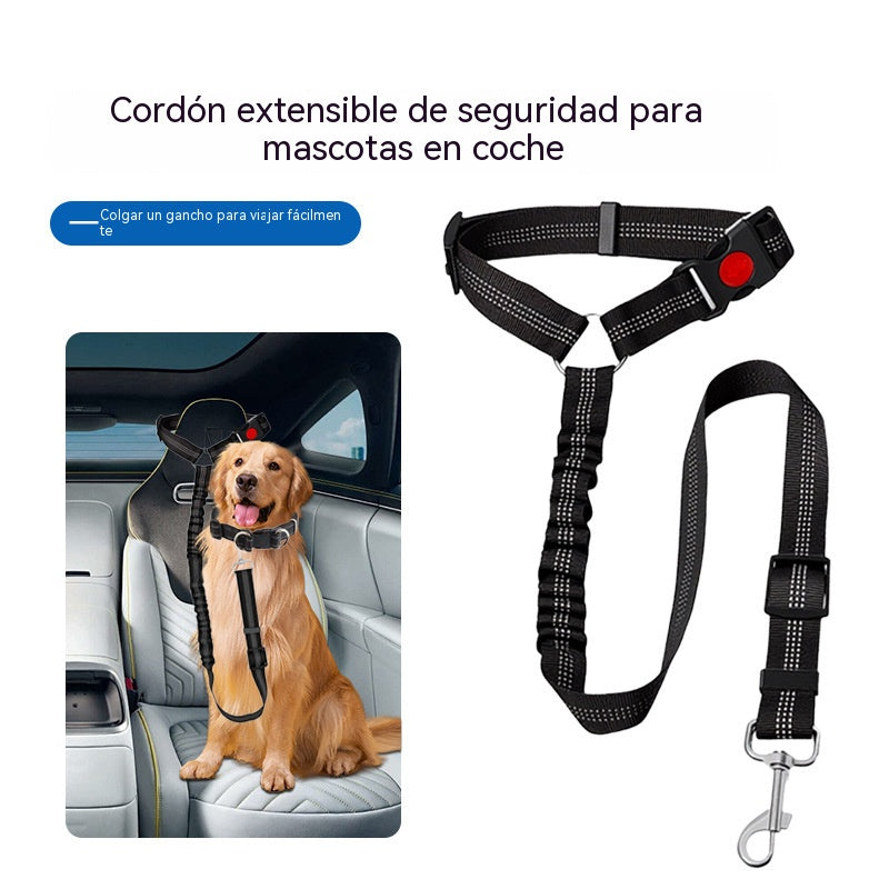 🔥Compre 1 y obtenga 1 gratis（2 piezas）🐾 Correa ajustable para perros para coche