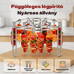 ✨Rozsdamentes acél grillsütő kebabokhoz🍢
