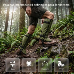 Calentadores de piernas impermeables para senderismo al aire libre, protección contra mordeduras de serpiente，Polainas impermeables para senderismo y aventuras al aire libre