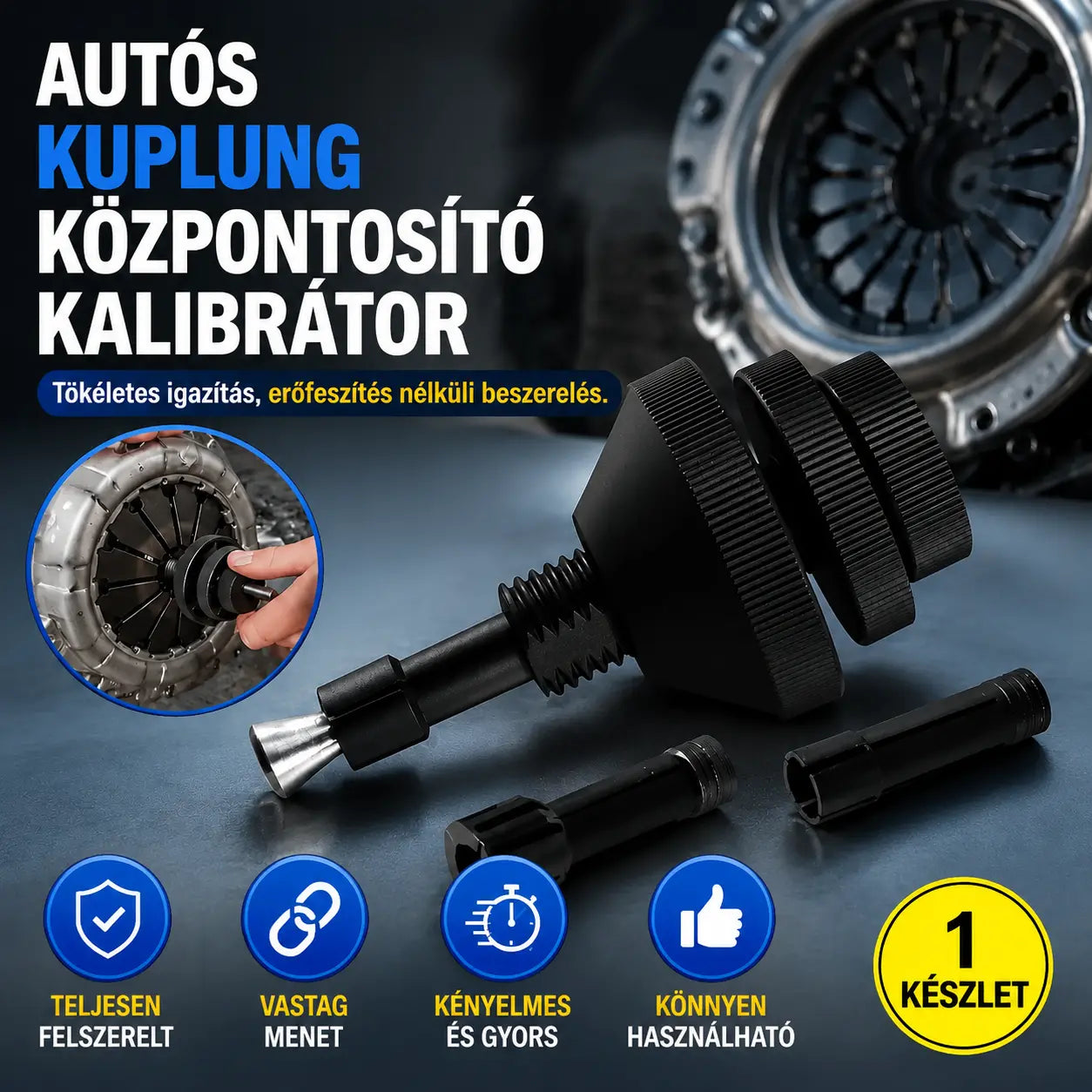 🔧 Autó kuplung beállító eszköz | Gyorsabb és pontosabb beszerelés