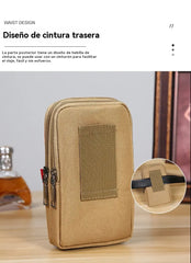 【📢50% de descuento】Bolso para teléfono móvil informal para hombre, bolso deportivo multifuncional para exteriores
