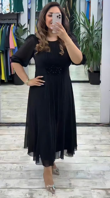 🏆【🔥Venta caliente】💥👗【S-5XL】Nuevo vestido de moda, diseño clásico, elegante y sencillo.
