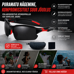 💥【Osta üks, saa teine tasuta】🕶️Polaariseeritud spordiprillid aerodünaamilise disainiga