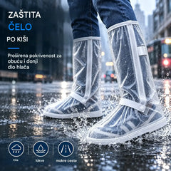 【1 par 23€】Spriječite smočenje tenisica! Izdržljive vodootporne navlake za obuću: neklizajuće i sklopive – lako ih nosite u torbi