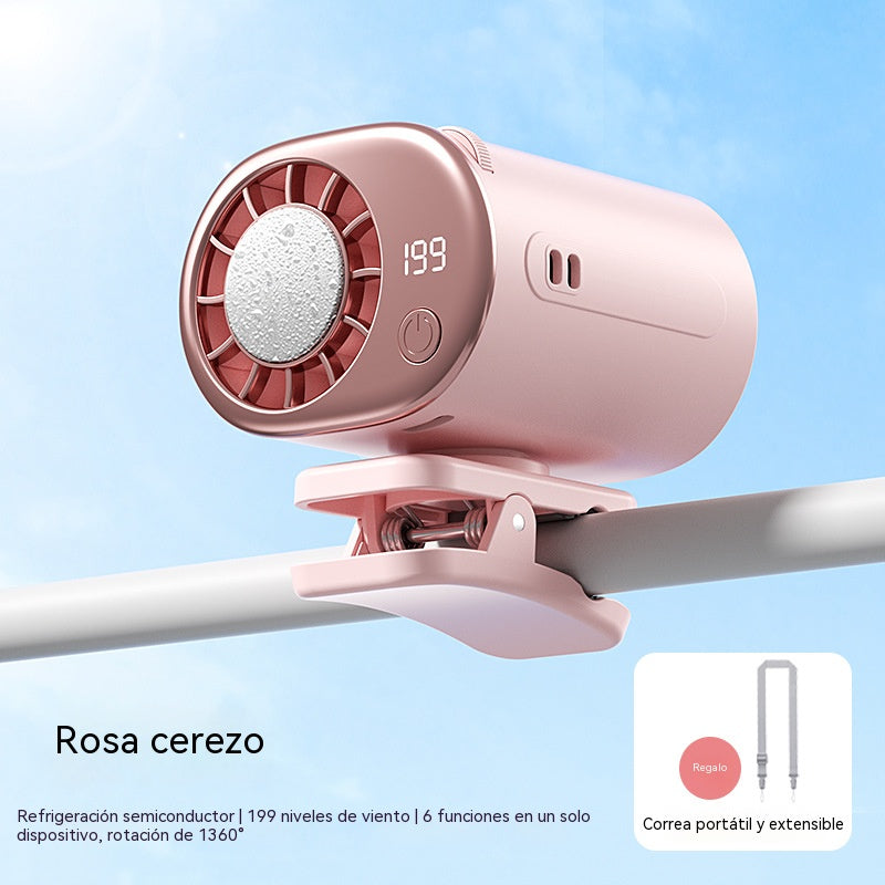 🔥¡OFERTA ESPECIAL! 50% DE DESCUENTO🔥 Ventilador personal manos libres con pantalla LED