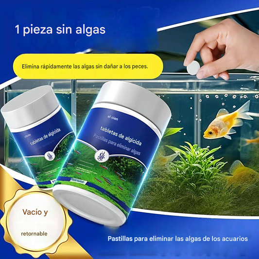 🐠🌿 Eliminador de musgo y agua verde para acuarios