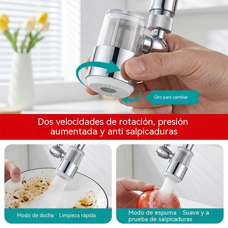 ✅✅【2 por 27 euros】💦👍🏻Filtro purificador de agua para grifo de acero inoxidable