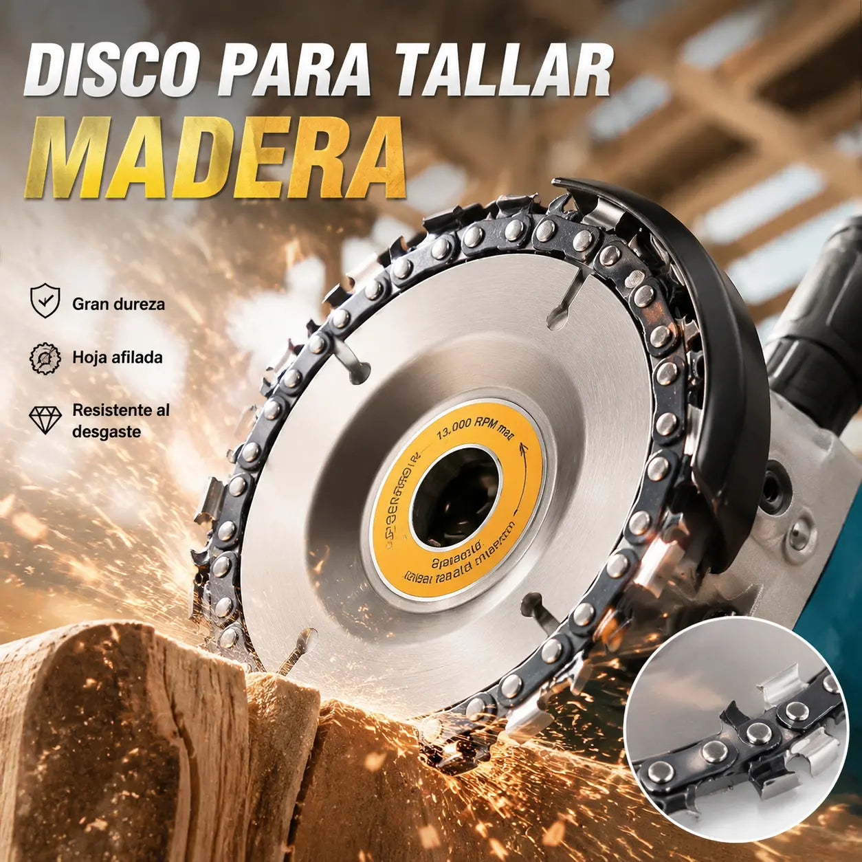 【Compre 1 y obtenga 1 gratis】【2 pieza】Hoja de motosierra de 4 pulgadas para amoladoras angulares: duradera, permite cortes suaves y un corte rápido y preciso de madera, PVC y plásticos.