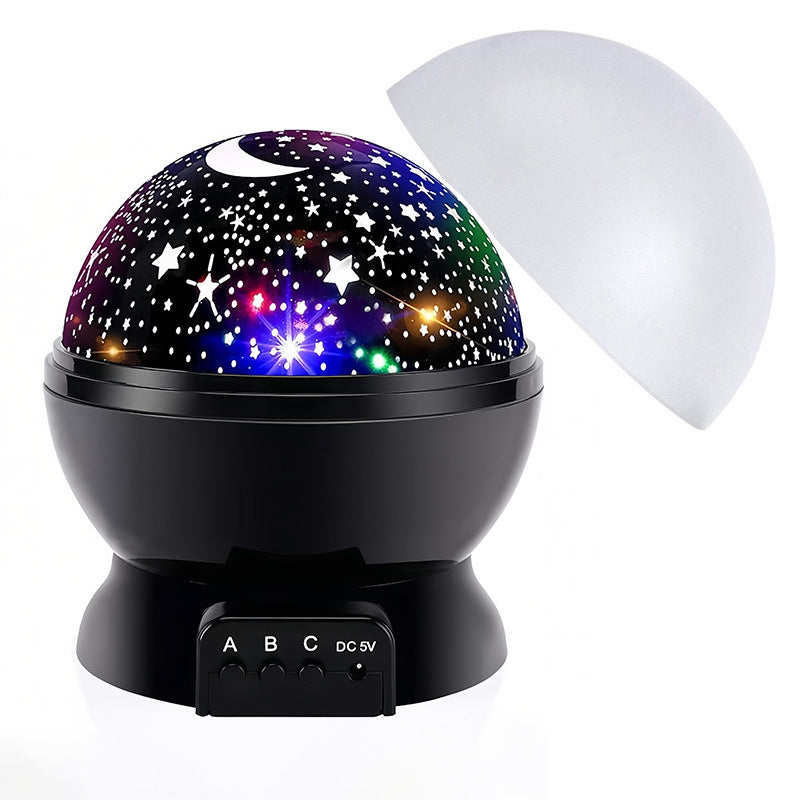 ✨Proyector de luz ambiental con cielo estrellado y siete colores.