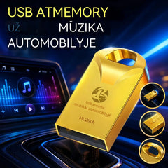🔥🔥【32 GB】Aukštos kokybės universalus USB raktas muzikai automobilyje【2 500 populiarių dainų + 100 vaizdo įrašų】