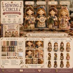 Zadnji dan: Izkoristite 49 % popust!  Komplet za patchwork miniatur iz serije Miniature World.
