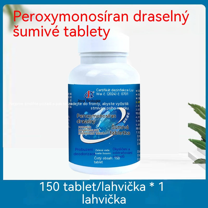 🔥【150 kapslí】🐟🌿 Víceúčelové tablety na čištění vody v akváriích: Sterilizují, odstraňují chlór a čistí vodu; vhodné pro akvária i zahradní jezírka.