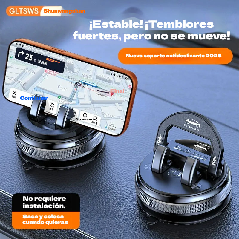 ✨¡Más de 50.000 unidades vendidas! 🚗📱Soporte para teléfono de coche: rotación de 360°, apto para fundas de teléfono pesadas.