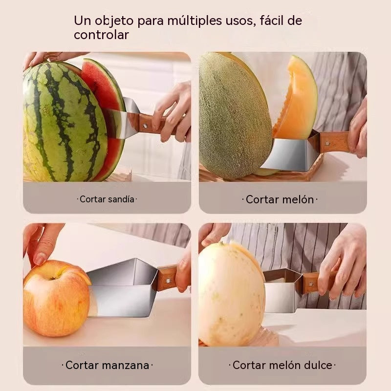🎉【Compra uno y llévate otro gratis】🍉🍈Cortador de frutas multifuncional de acero inoxidable