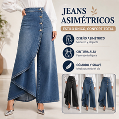 ❤️‍🔥✨【S-3XL】Vaqueros de mujer de talle alto y perneras anchas, corte holgado y diseño elegante.