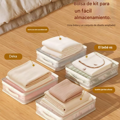 【12 piezas】👍Bolsas de almacenamiento de malla para uso doméstico, que previenen la formación de moho y polvo.