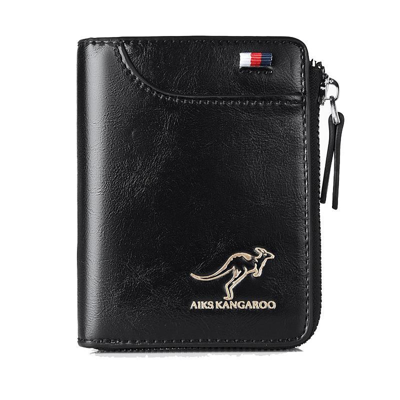 🔥Cartera antimagnética 2026 para hombre Cartera de cuero suave de gran capacidad