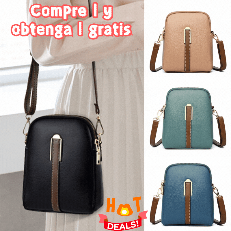 🔥【35%OFF】 👜2025 Nuevo bolso bandolera de cuero PU para mujer a la moda
