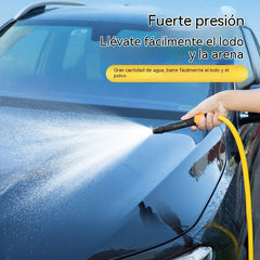 🏆¡Último día de la oferta especial! 🔥Pistola de lavado de autos de alta presión para uso doméstico con boquilla de refuerzo y manguera 👍💦