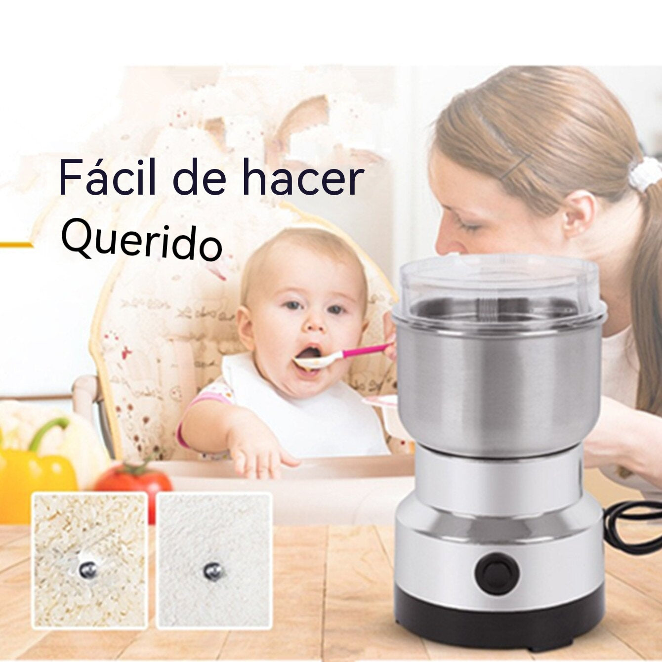 Molinillo de café portátil, totalmente automático