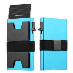 🔥【Oferta especial por tiempo limitado】✨Nuevo tarjetero de aleación de aluminio con bloqueo RFID