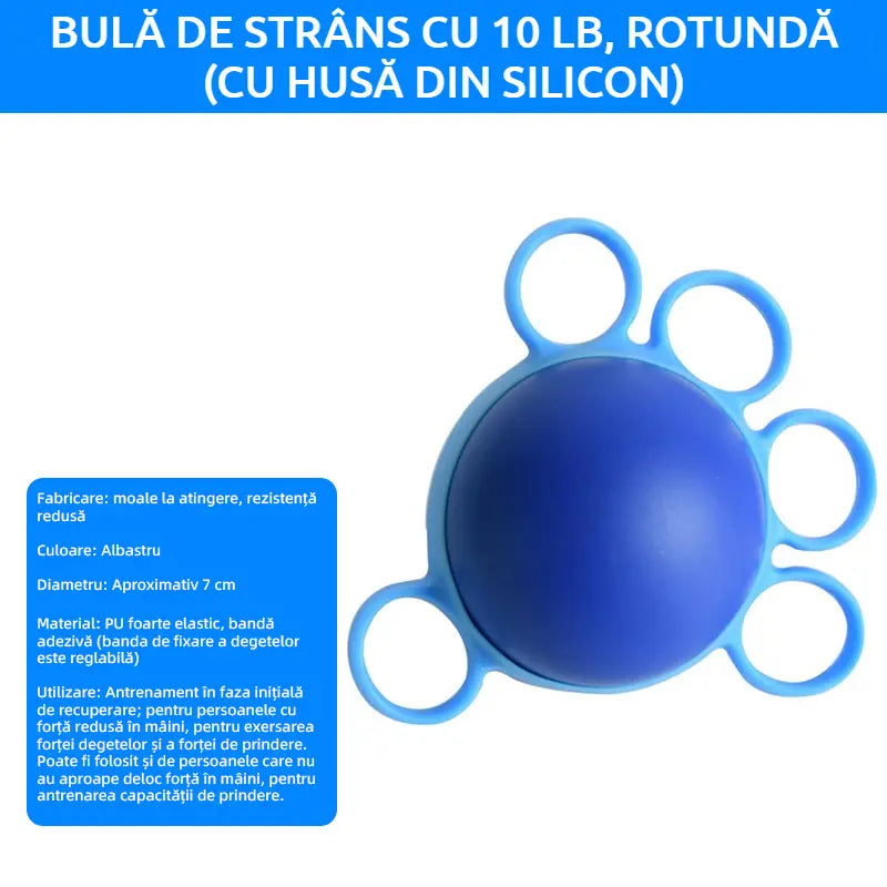 🌞💯Pelota ortopédica para la recuperación de dedos y manos, con anillos de fijación, dispositivo de entrenamiento de fuerza y movilidad para personas mayores o con secuelas de un derrame cerebral.