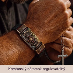 ✨Nastaviteľný kresťanský náramok, neustála pripomienka zachovania viery a nádeje.