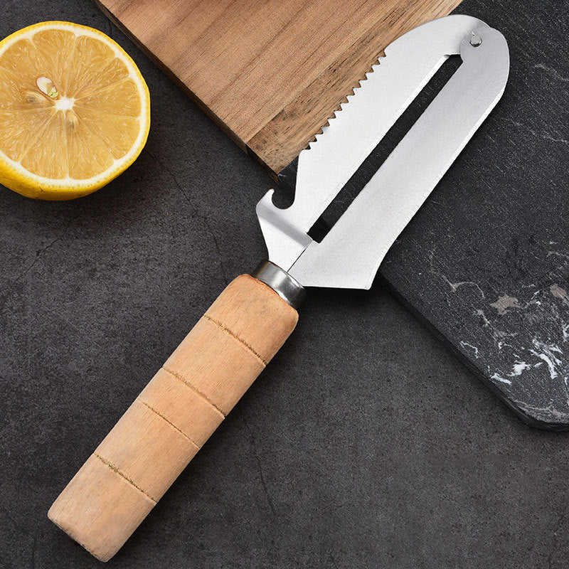 🥒🥔🧅【Compra uno y llévate otro gratis】🔪Pelador multifuncional de acero inoxidable