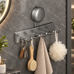 🧲 Organizador de Cocina con Ventosa sin Taladrar | Estante de Pared para Utensilios, Cucharas y Espátulas | Ahorra Espacio y Máxima Sujeción 🍳