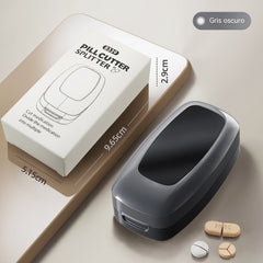 💊 ¡Ahorra un 50%! ✂️ Cortador de pastillas – Corte preciso, práctico para viajar y cuchilla segura ✨