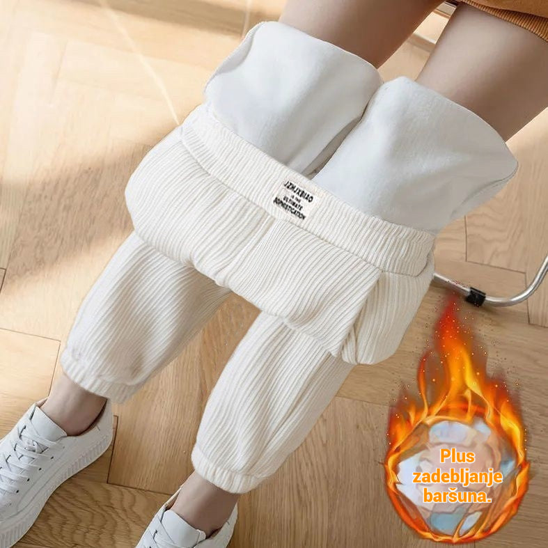 【💥Oferta especial💥】【M-3XL】Pantalones casuales de punto elástico para mujer nuevos