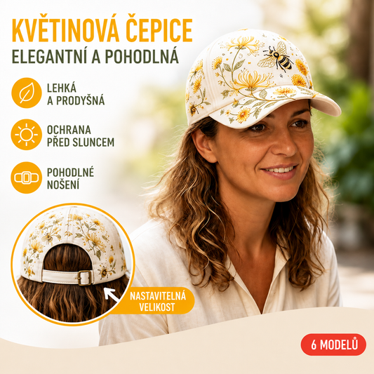 🧢 Prémiová módní kšiltovka s 3D výšivkou, ochranou proti slunci a stínováním.