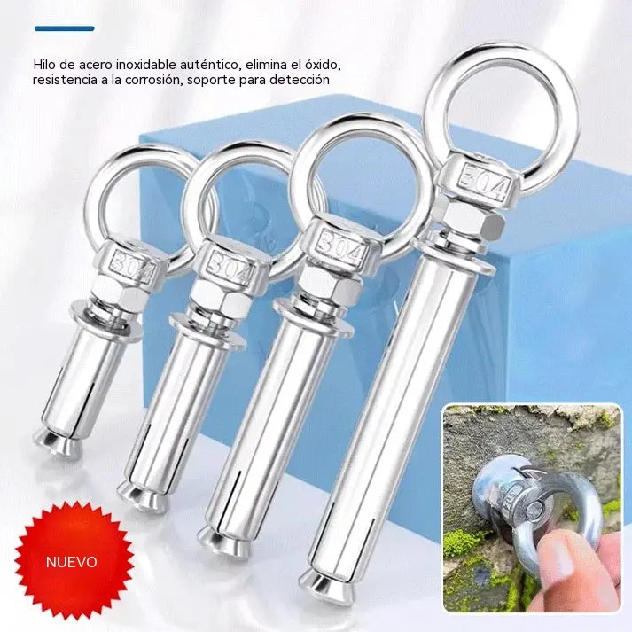 【Compra 2 y llévate 2 gratis】🔥🔩Tornillo de expansión con anilla de elevación de acero inoxidable 304