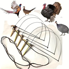 🦆🐓【5 piezas】Trampa para pájaros de tamaño mediano, adecuada para pollos, faisanes, ánades reales, perdices y patos.
