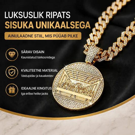 📢📢50% allahindlust!! ✨ Sädelev Kuuba keti ripats | Tõsta oma stiili koheselt uuele tasemele💎